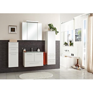 Spiegelschrank 80cm Weiß/Weiß