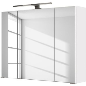 Spiegelschrank Tira 80cm Weiß/Weiß