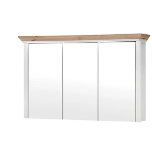 Spiegelschrank - weiß - Materialmix - 116 cm - 74 cm - cm 25,0 | Möbel Kraft