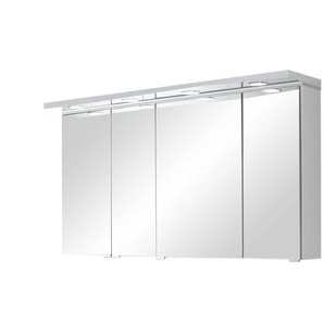 Spiegelschrank - weiß - Materialmix - 120 cm - 68 cm - cm 15,0 | Möbel Kraft