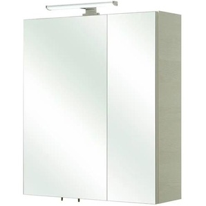 Spiegelschrank - weiß - Materialmix - 60 cm - 70 cm - cm 20,0 | Möbel Kraft