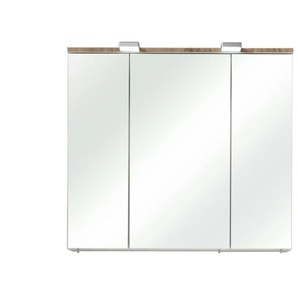 Spiegelschrank - weiß - Materialmix - 80 cm - 70 cm | Möbel Kraft