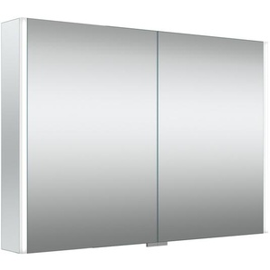 Spiegelschrank WELLTIME Ahus Schränke Gr. B/H/T: 100 cm x 70 cm x 13 cm, 100 cm, 2 Türen, 2 St., Komplettausführung, farblos (gespiegelt) Bad-Spiegelschränke