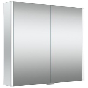 Spiegelschrank WELLTIME Ahus Schränke Gr. B/H/T: 80 cm x 70 cm x 13 cm, 80 cm, 2 Türen, 2 St., Komplettausführung, farblos (gespiegelt) Bad-Spiegelschränke