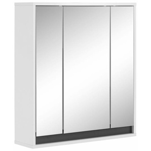 Spiegelschrank WELLTIME Siena Schränke Gr. B/H/T: 67 cm x 18 cm x 73 cm, weiß Bad-Spiegelschränke