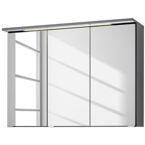 Spiegelschrank II 90cm Grau/Graphit