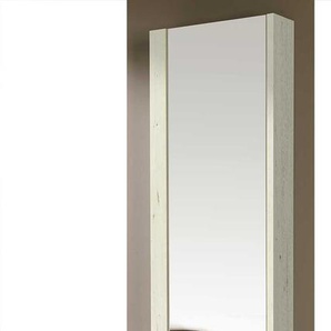 Spiegelschuhschrank in Creme Weiß 70 cm breit