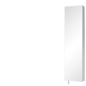 Spiegelschuhschrank | weiß | 50 cm | 195 cm | cm 18,0 |