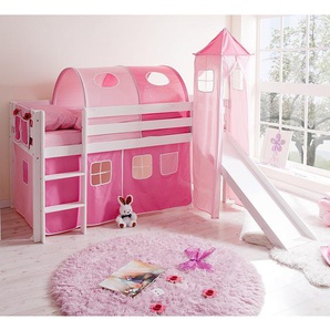 Spielbett Kasper II 90 x 200cm Weiß