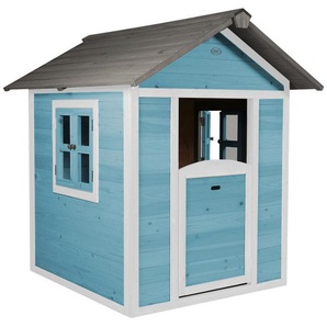 Spielhaus, Blau, Weiß, Holz, Hemlocktanne, 111x133x135 cm, EN 71, CE, FSC 100%, Outdoor Spielzeug, Spielhäuser
