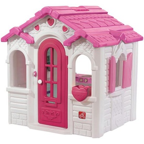 Spielhaus, Rosa, Weiß, Kunststoff, 119.38x147x135 cm, EN 71, CE, Spielzeug, Kinderspielzeug, Spielzeug für Draußen