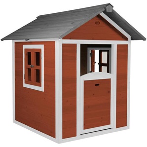 Spielhaus, Rot, Weiß, Holz, Hemlocktanne, 111x133x135 cm, EN 71, CE, FSC 100%, Outdoor Spielzeug, Spielhäuser