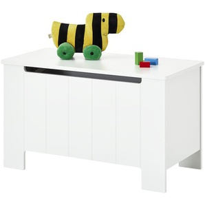 Spielzeug-Truhe - weiß - MDF-Platte, MDF - 92,5 cm - 53,8 cm - 45 cm | Möbel Kraft