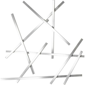 Garderobenhalter SPINDER DESIGN MATCHES Gr. B/H/T: 79 cm x 79 cm x 10 cm, silberfarben (silber) Ständer, Halterungen Haken Garderobenhalter Breite 79 cm, Höhe cm