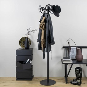 Garderobenständer SPINDER DESIGN Circle schwarz Ständer, Halterungen Haken Breite 40 cm
