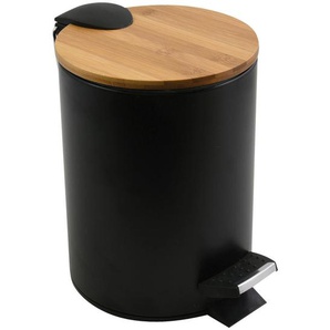 Spirella Treteimer, Schwarz, Kunststoff, 3 L, 17x23.7x22 cm, Textiles Vertrauen - Oeko-Tex®, Küchen, Küchenausstattung, Mülleimer