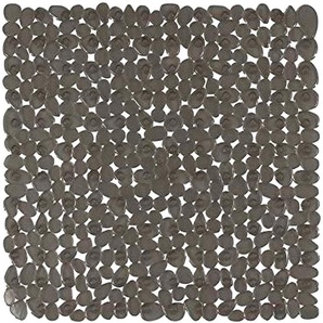 Wanneneinlage SPIRELLA Riverstone Wanneneinlagen Gr. Ø 57 cm, grau (dunkelgrau) Badewanneneinlagen rutschhemmend, pflegeleicht