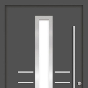SPLENDOOR Haustür OMIS Prime RC2 Türen Gr. 110 cm, Türanschlag DIN rechts, grau (anthrazit) Haustüren