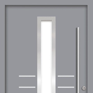 SPLENDOOR Haustür OMIS Prime RC2 Türen Gr. 110 cm, Türanschlag DIN rechts, grau (verkehrsgrau) Haustüren