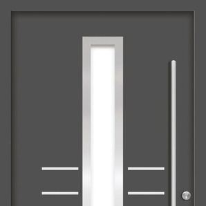 SPLENDOOR Haustür OMIS Prime Türen Gr. 100 cm, Türanschlag DIN rechts, grau (anthrazit) Haustüren