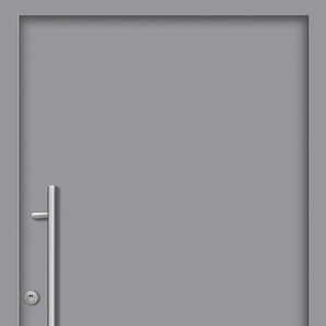 SPLENDOOR Haustür PATRAS Prime RC2 Türen Gr. 100 cm, Türanschlag DIN links, grau (verkehrsgrau) Haustüren