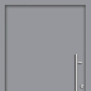 SPLENDOOR Haustür PATRAS Prime Türen Gr. 100 cm, Türanschlag DIN rechts, grau (verkehrsgrau) Haustüren
