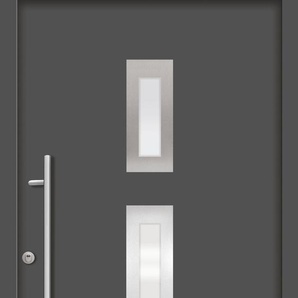 SPLENDOOR Haustür PULA Prime RC2 Türen Gr. 110 cm, Türanschlag DIN links, grau (anthrazit) Haustüren