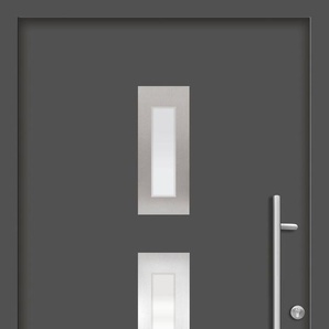 SPLENDOOR Haustür PULA Prime Türen Gr. 100 cm, Türanschlag DIN rechts, grau (anthrazit) Haustüren