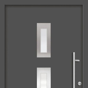 SPLENDOOR Haustür PULA Prime Türen Gr. 110 cm, Türanschlag DIN rechts, grau (anthrazit) Haustüren