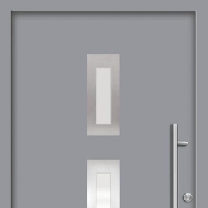 SPLENDOOR Haustür PULA Prime Türen Gr. 110 cm, Türanschlag DIN rechts, grau (verkehrsgrau) Haustüren