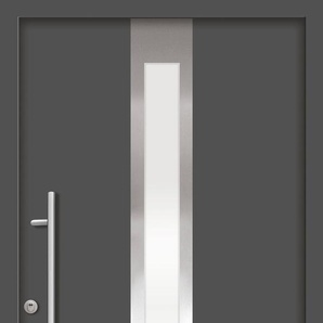 SPLENDOOR Haustür RHODOS Prime RC2 Türen Gr. 100 cm, Türanschlag DIN links, grau (anthrazit) Haustüren