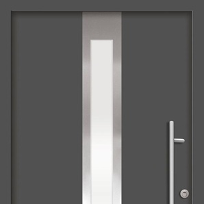 SPLENDOOR Haustür RHODOS Prime RC2 Türen Gr. 100 cm, Türanschlag DIN rechts, grau (anthrazit) Haustüren