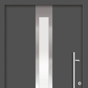 SPLENDOOR Haustür RHODOS Prime RC2 Türen Gr. 110 cm, Türanschlag DIN rechts, grau (anthrazit) Haustüren