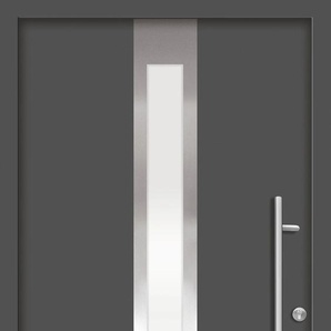SPLENDOOR Haustür RHODOS Prime Türen Gr. 100 cm, Türanschlag DIN rechts, grau (anthrazit) Haustüren