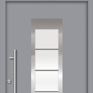 SPLENDOOR Haustür ZADAR Prime Türen Gr. 110 cm, Türanschlag DIN links, grau Haustüren