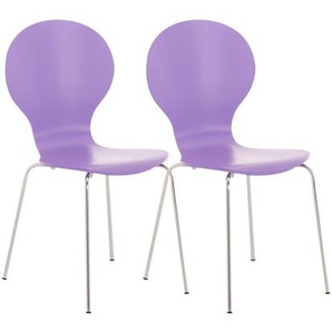 Spor Dining Chair - Modern - Purple - Metal - 43 cm x 45 cm x 86 cm