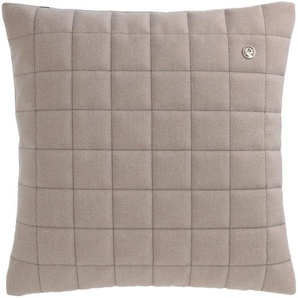 Sportalm Kitzbühel Kissenhülle SP-Patted Check, Beige, Textil, Uni, 40 cm, hochwertige Qualität, Wohntextilien, Kissen, Kissenbezüge