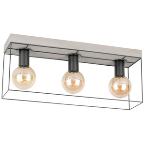 SPOT Light Deckenleuchte »GRETTER CONCRETE«, 1 flammig, Leuchtmittel E27   ohne Leuchtmittel, Aus echtem Beton und Metall, passende LM E27 / exklusive, Naturprodukt