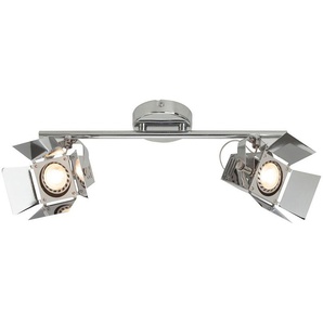 SPOT Light Deckenleuchte »Photo«, 2 flammig, Leuchtmittel GU10   LED wechselbar, Deckenleuchte aus Metall für den Flur, Wohn- und Essbereich
