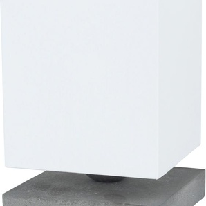 SPOT Light Tischleuchte »GREAT«, 1 flammig, Leuchtmittel E27   ohne Leuchtmittel, Leuchtenschirm aus wertigen Stoff, Echtes Beton - handgefertigt