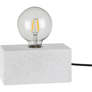 SPOT Light Tischleuchte »STRONG DOUBLE«, 1 flammig, Leuchtmittel E27   ohne Leuchtmittel, Basis aus weißem Beton, Gut geeignet fuer vintage Leuchtmittel