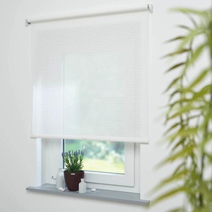 Springrollo LIEDECO Streifen Rollos Gr. 180 cm, 152 cm, weiß Springrollos Dekorrollo Hergestellt in Deutschland