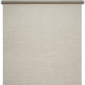 Springrollo LIEDECO Struktur Rollos Gr. 180 cm, 232 cm, beige (naturfarben, bitte auswählen) Springrollos Rollowelle 36 mm, starke Feder