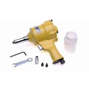 Varan Motors - SPT-19002B Druckluft-Nietmaschine für Nietendurchmesser 2.4, 3.2, 4.0, 4.8mm, Luftzufuhr ¼