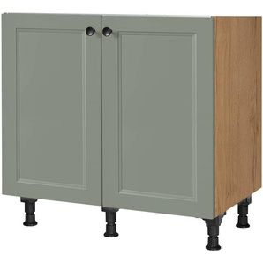 Spülenschrank Cascada mit 2 Türen 90 x 87 x 58cm Grün/Mintgrün