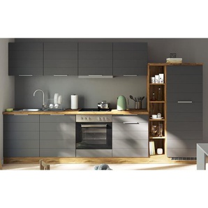 Spülenschrank Florenz I 120 x 82 x 60cm Grau/Matt Grau