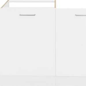 Spülenschrank HELD MÖBEL Visby Schränke Gr. B/H/T: 60 cm x 82 cm x 60 cm, weiß Spülenschränke Breite 60 cm, inkl. TürSockel für Geschirrspüler