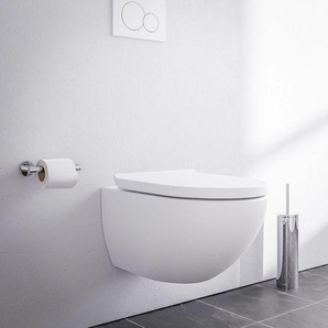 Bernstein - Wand-WC E-9030 spülrandlos mit Soft-Close-Deckel Weiß matt