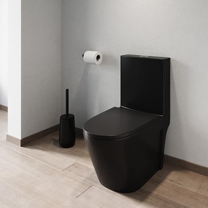 Stand-WC aus Keramik - Schwarz matt - NAGILAM
