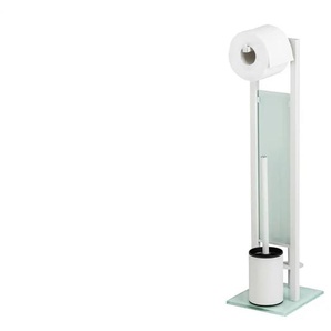 Stand WC Garnitur Rivalta | Edelstahl,Glas | 18 cm | 70 cm | cm 20,0 |
